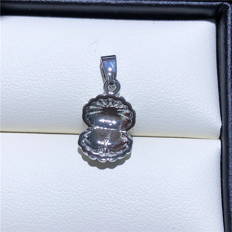 Shell Cage Pendant Base Mount Finding Settings for Pearls