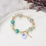 Colorful Stone Beads Bracelet Lucky Buckle Bracelet