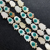 Horse Eye Shape Shell Beads for DIY Jewelry Evil Eye Accessories