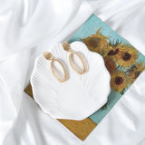 Shell Jewelry Tray Plaster Necklace Earrings Display Rack Creative Props