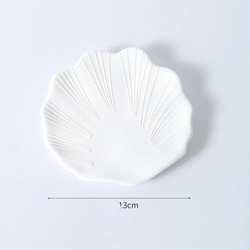 Shell Jewelry Tray Plaster Necklace Earrings Display Rack Creative Props