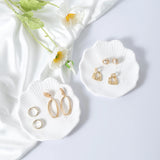 Shell Jewelry Tray Plaster Necklace Earrings Display Rack Creative Props