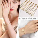 Shell Letter Bracelet, Initial Charm Bracelet for Women