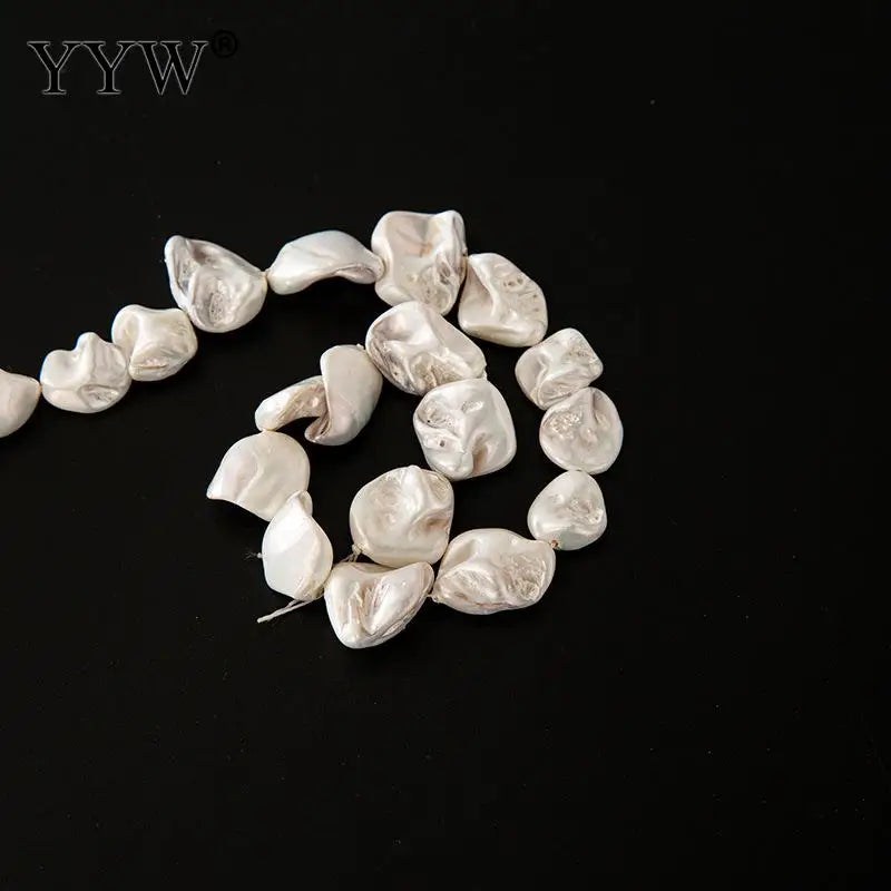 Shell Pearl Beads Diy 11-14mm Per 17.72 Inch Strand Jewelry Accessories