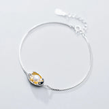 Shell Pearl Eggshell Bracelet Bangle 925 Sterling Silver Jewellry