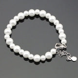 White Shell Pearl Bracelet, Wedding Charming Women Gift