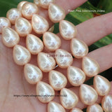 Shell Pearl Oval Water Drop 15inch for DIY Jewelry Making