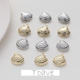 Shell Pendant Copper Plated Earring Necklace Material Accessory