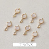 Copper Plated Shell Series Pendant for DIY Earrings Necklace Bracelet