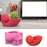 Shell Shape Concrete Silicone Pot Mold for Succulent Flowerpot DIY Home Garden