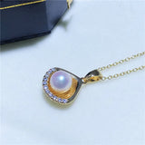 Shell Pendant Base Mount for Jewelry Making