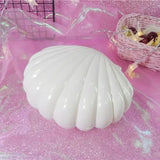 Shell Shaped Rotating Girl LED Flashing Music Box Musical Toy Kids Xmas Gift