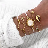 Shell Starfish Bracelet Set European American Jewelry