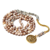 6mm Shell Misbaha Tasbih Tassel Islamic Accessories Natural Stone Rosary