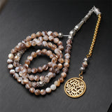 6mm Shell Misbaha Tasbih Tassel Islamic Accessories Natural Stone Rosary