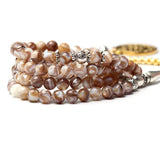 6mm Shell Misbaha Tasbih Tassel Islamic Accessories Natural Stone Rosary