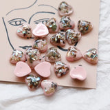 Shell Pink Love Japan DIY Resin Earrings Patch Jewelry Materials