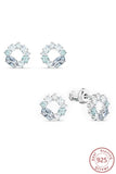 Shi Jia's Gradient Round Ring Earrings