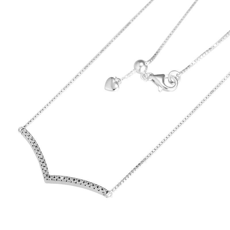 Shimmering Wish Necklace & Pendant Sterling Silver DIY Jewelry