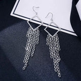 925 Sterling Silver Zircon Personalise Square Earrings