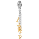 Classic Heart Goddess Pendant Charm for Bracelet 925 Sterling Silver Beads