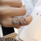 Shine Earrings 925 Sterling Silver Unique Noble Jewelry Earings
