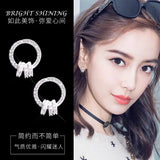 Shine Earrings 925 Sterling Silver Unique Noble Jewelry Earings