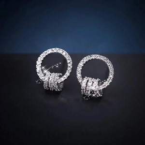 Shine Earrings 925 Sterling Silver Unique Noble Jewelry Earings