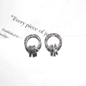 Shine Earrings 925 Sterling Silver Unique Noble Jewelry Earings
