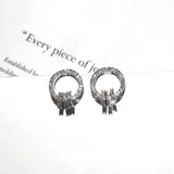 Shine Earrings 925 Sterling Silver Unique Noble Jewelry Earings