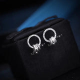 Shine Earrings 925 Sterling Silver Unique Noble Jewelry Earings