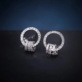 Shine Earrings 925 Sterling Silver Unique Noble Jewelry Earings