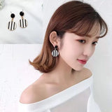 925 Sterling Silver Shine Earrings Personalise Round Unique Noble Jewelry