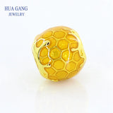 925 Silver Honey Bracelet Pendant Beads Gift