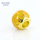 925 Silver Honey Bracelet Pendant Beads Gift