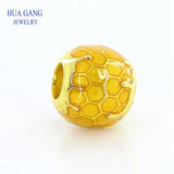 925 Silver Honey Bracelet Pendant Beads Gift