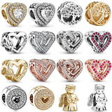 Heart Family Roots Angel Of Love Charm 925 Sterling Silver Beads Bracelet