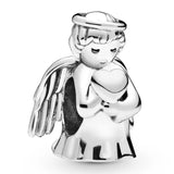 Heart Family Roots Angel Of Love Charm 925 Sterling Silver Beads Bracelet