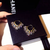 Zircon Tassels Top Engagement Ear Stud