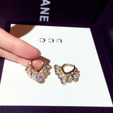 Zircon Tassels Top Engagement Ear Stud