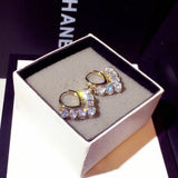 Zircon Tassels Top Engagement Ear Stud