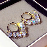 Zircon Tassels Top Engagement Ear Stud