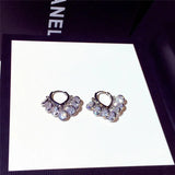 Shine Tassels Zircon Earrings