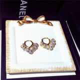 Shine Tassels Zircon Earrings