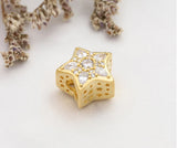 Sterling Silver Five-point Star Bead for DIY Bracelets & Jewelry Making