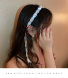 Shine Women's Rhinestone Hair Band with Tassel Crystal Ornaments