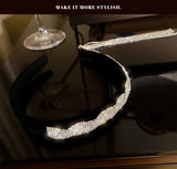 Shine Women's Rhinestone Hair Band with Tassel Crystal Ornaments