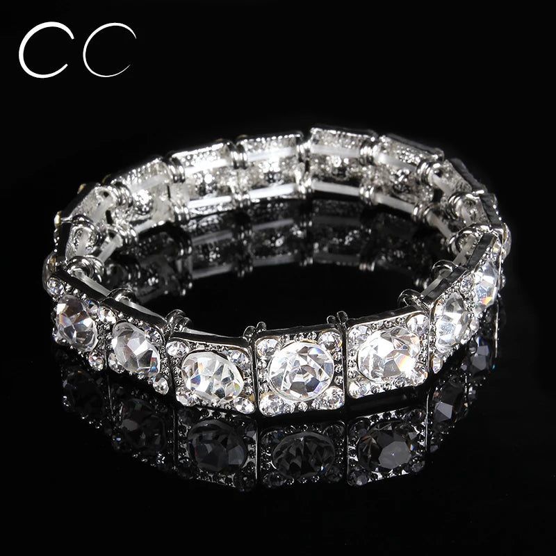 CZ & Crystal Bracelet Bangles for Women