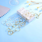 Shineland Exaggerated Charms Long Chains Metal Necklace for Women