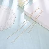Shineland Long Tassel Drop Dangle Earrings Women Jewelry Gift